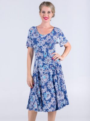 Vestido Estampado Karen M/C EN-2309